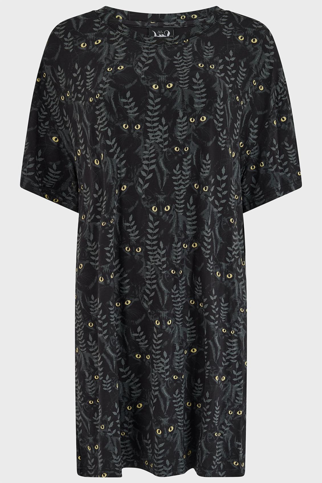 Women Loungewear | Killstar Familiar Woods T-Shirt Dress