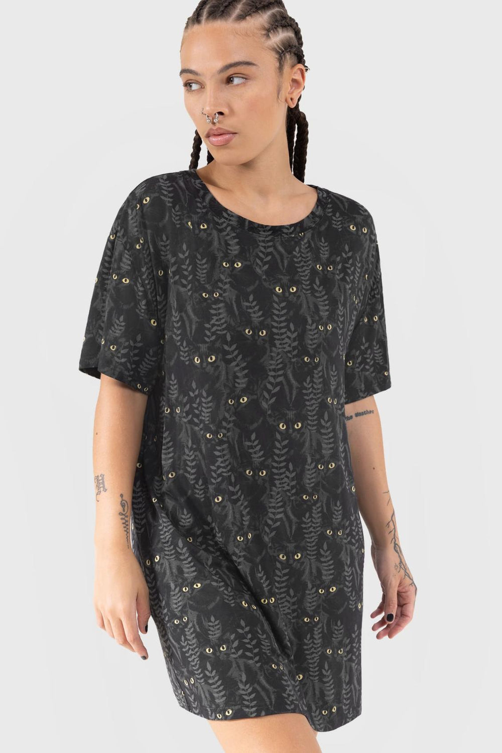 Women Loungewear | Killstar Familiar Woods T-Shirt Dress