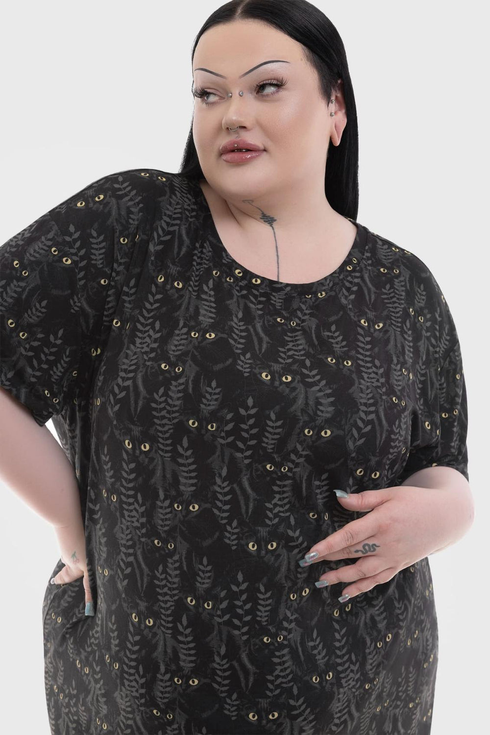 Women Loungewear | Killstar Familiar Woods T-Shirt Dress