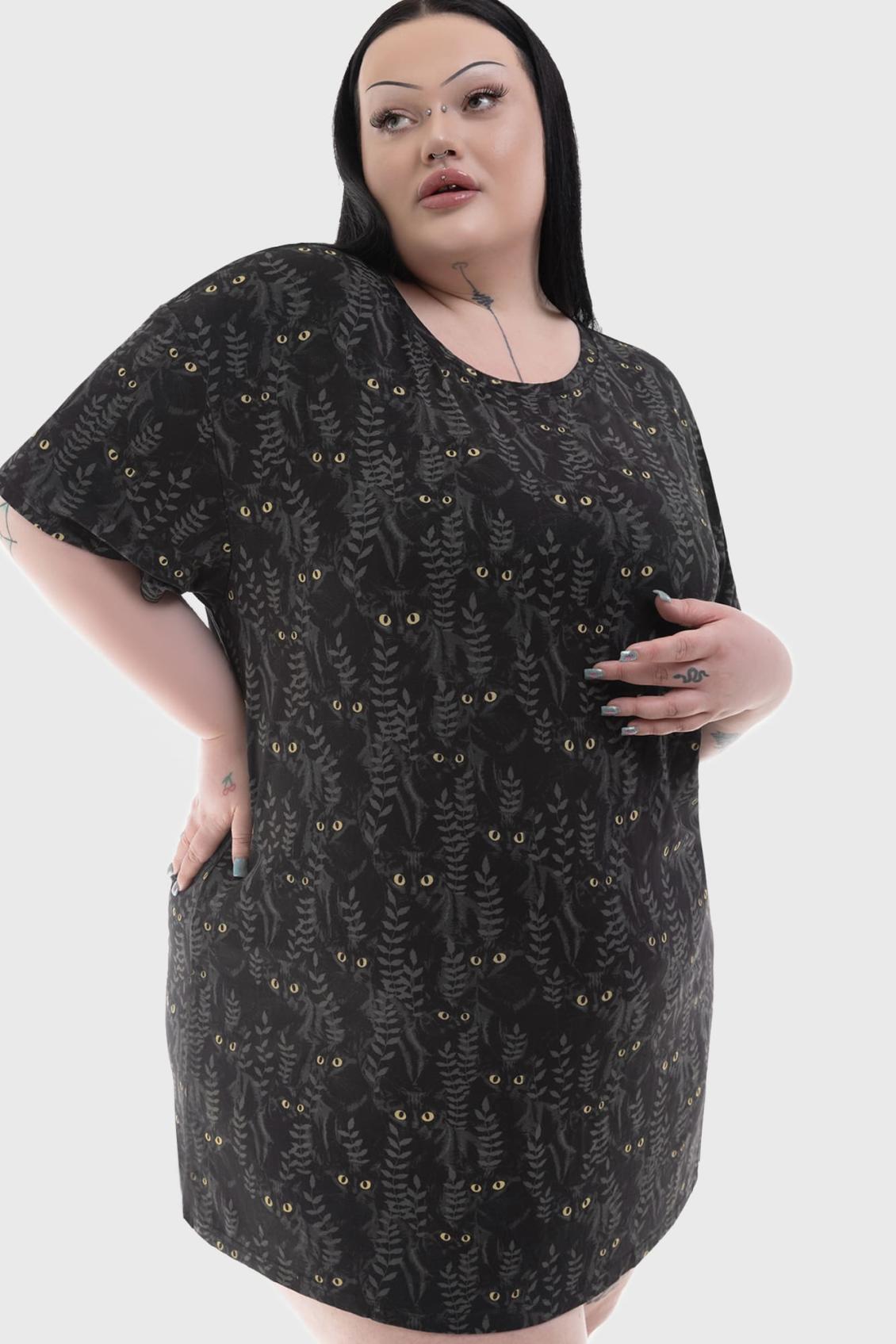 Women Loungewear | Killstar Familiar Woods T-Shirt Dress