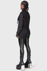 Women Loungewear | Killstar Fangtasy Stripe Sleeve Top