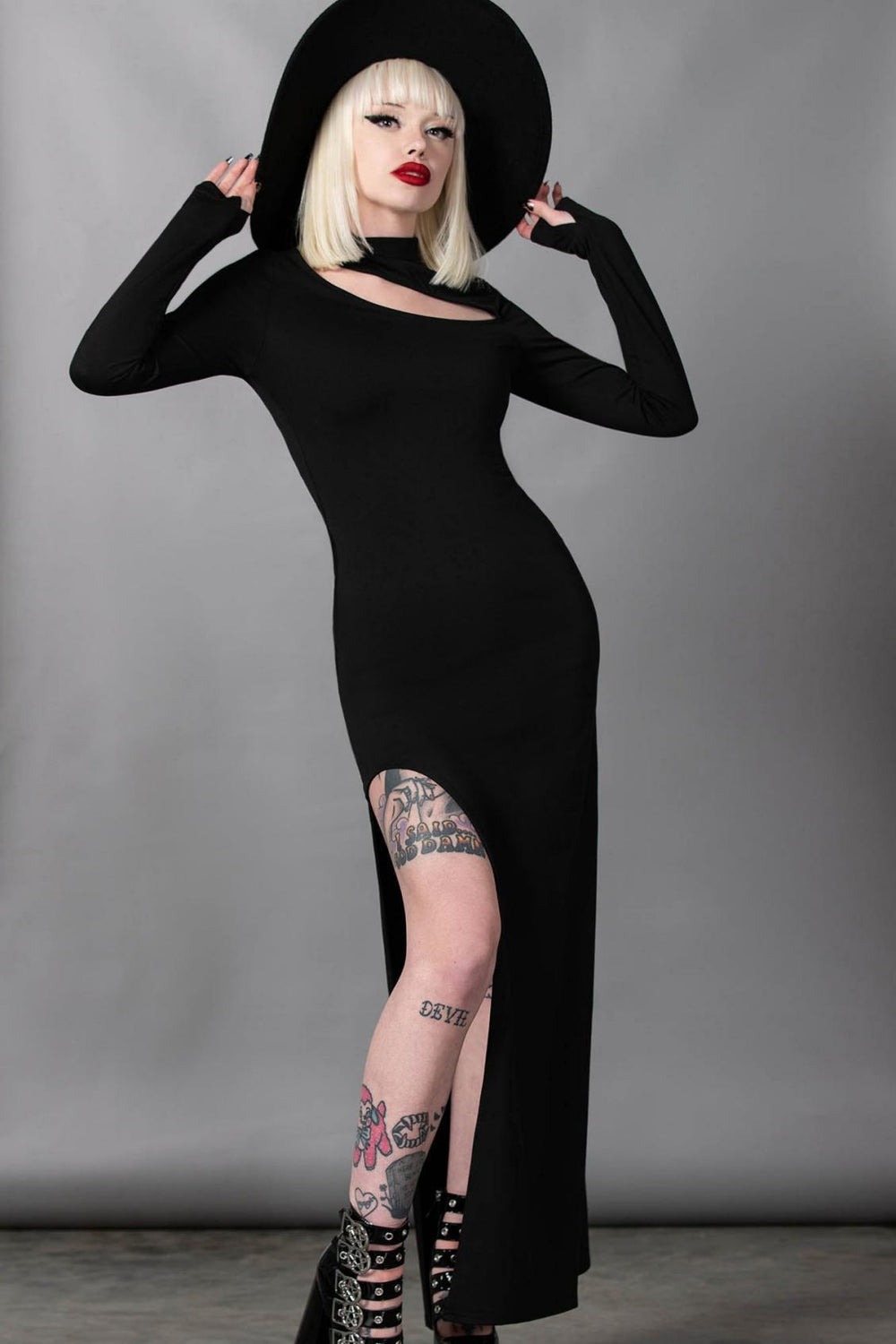 Women Maxi | Killstar Astaroth Long Sleeve Dress