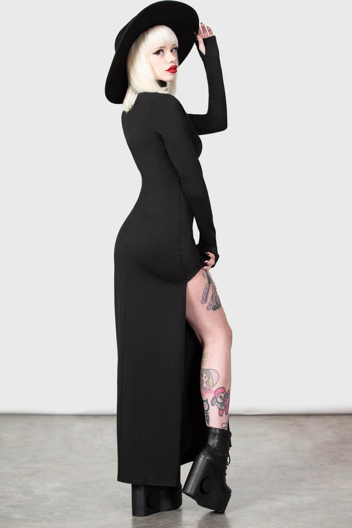 Women Maxi | Killstar Astaroth Long Sleeve Dress