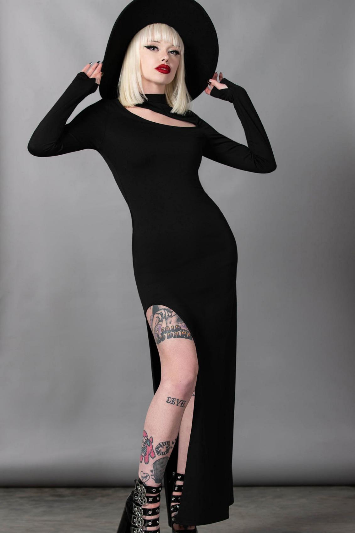 Women Maxi | Killstar Astaroth Long Sleeve Dress