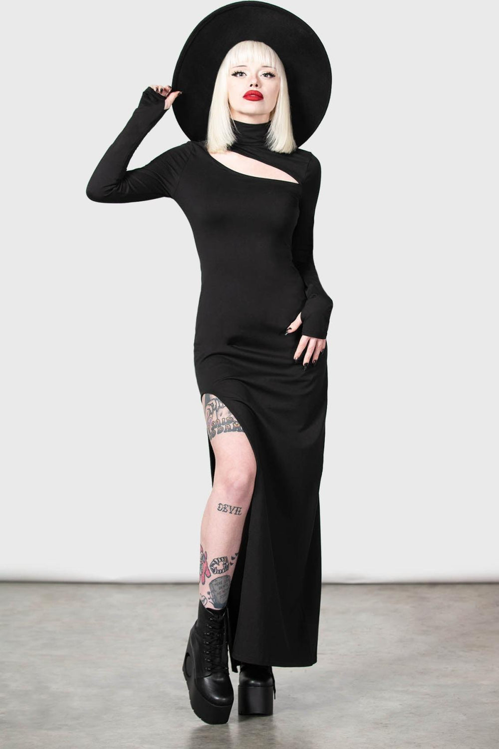 Women Maxi | Killstar Astaroth Long Sleeve Dress