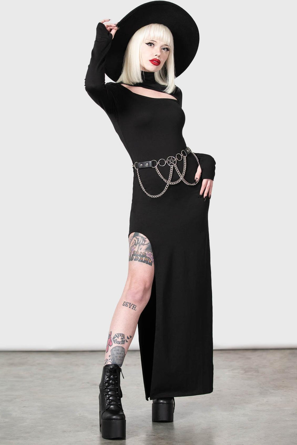 Women Maxi | Killstar Astaroth Long Sleeve Dress