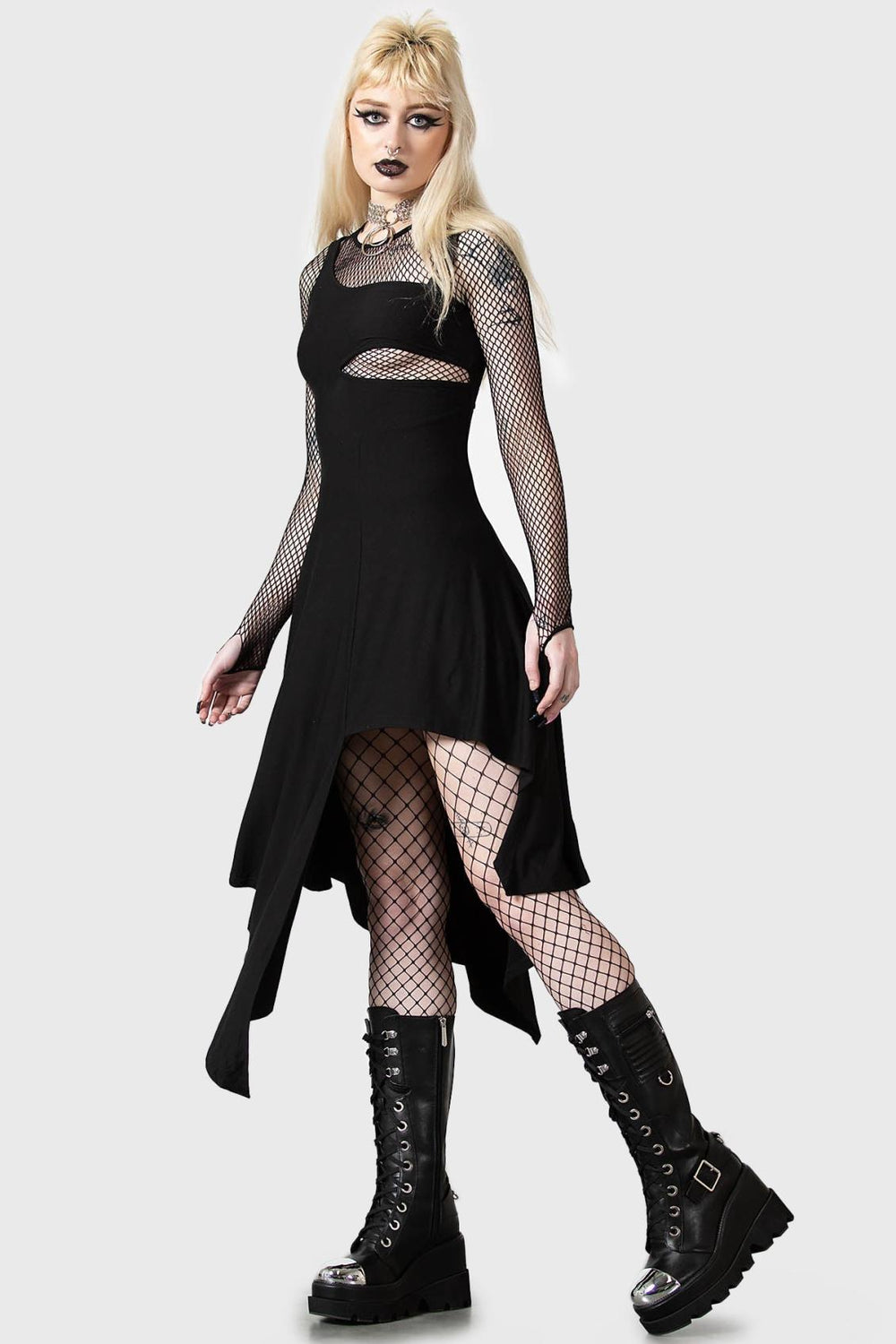 Women Maxi | Killstar Corvia Asymmetric Dress