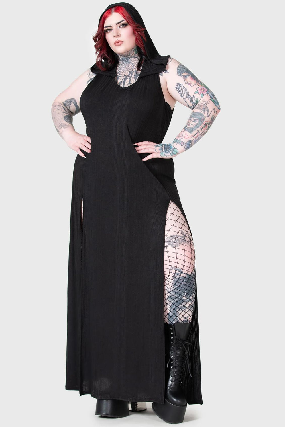 Women Maxi | Killstar Hexin Hooded Dress