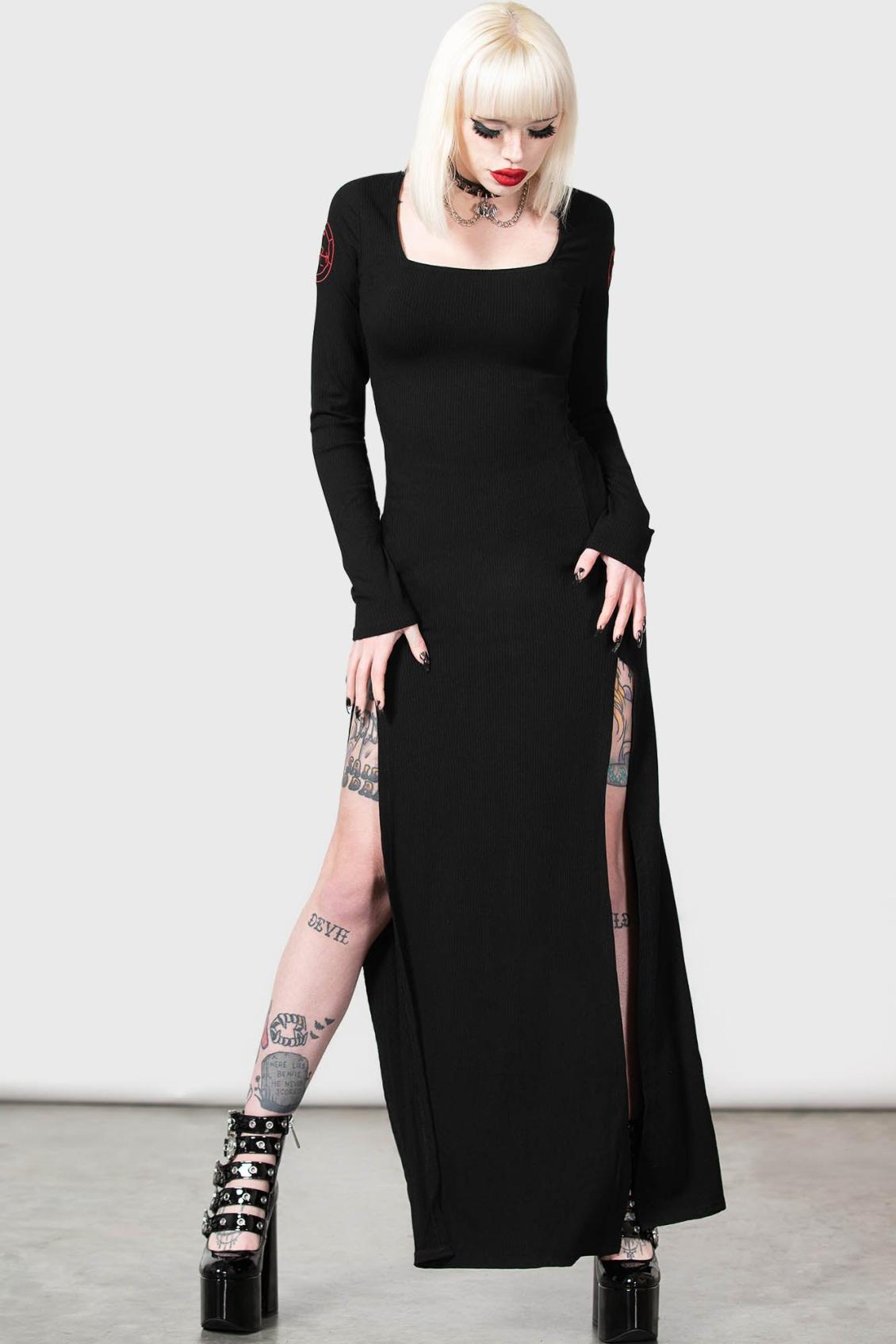 Women Maxi | Killstar Lilith&#039;s Rage Long Sleeve Dress