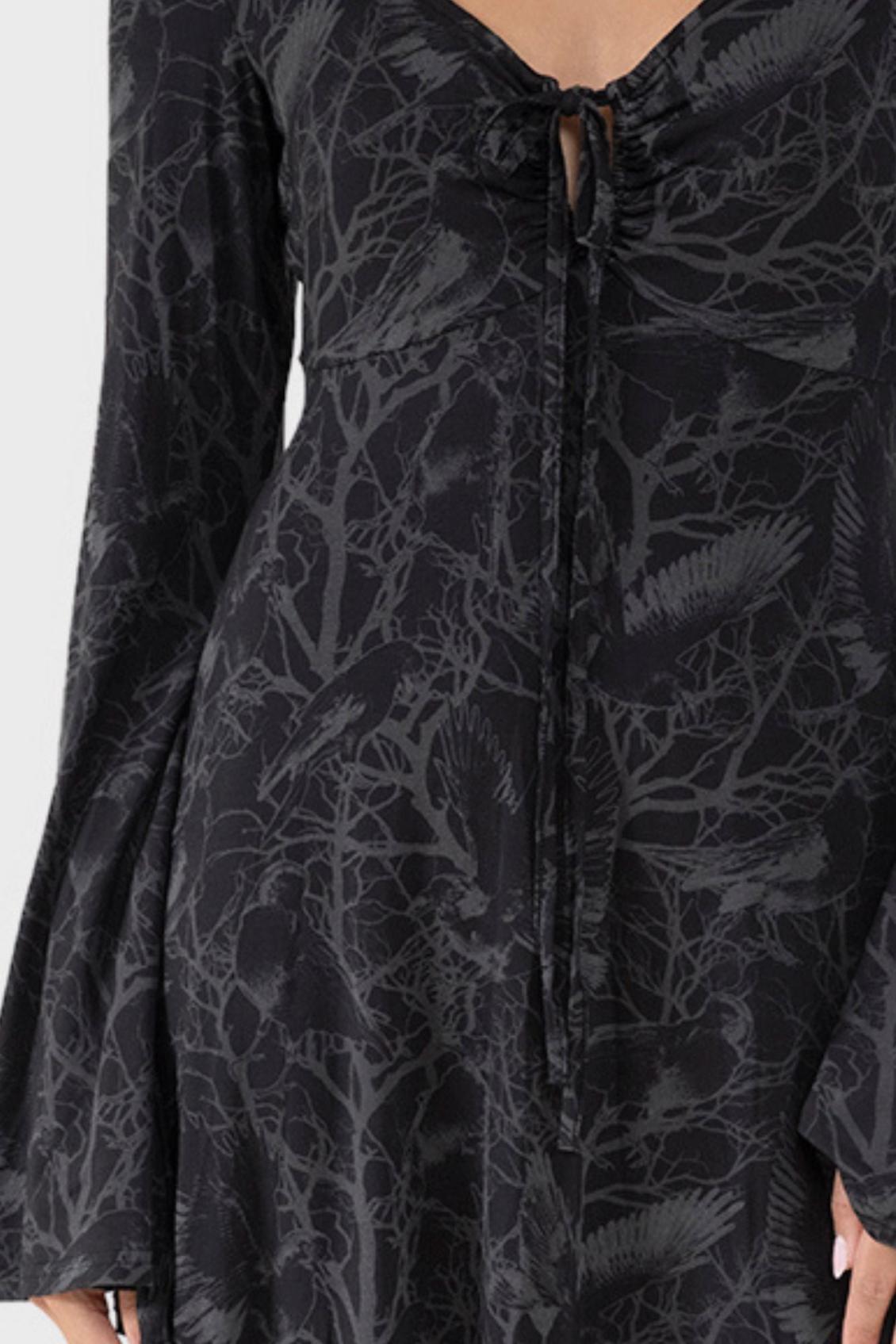 Women Maxi | Killstar Raven Shade Dress