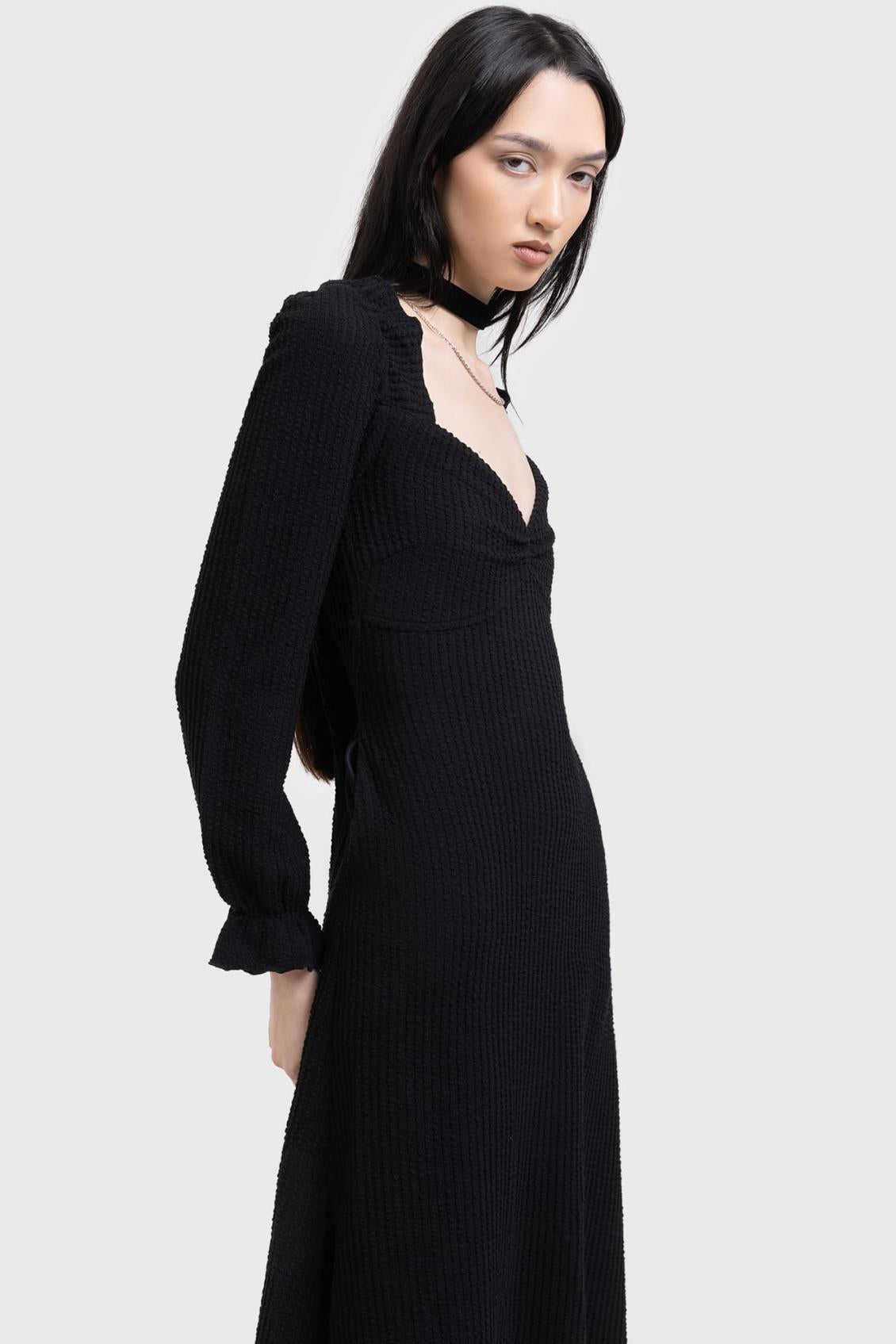 Women Maxi | Killstar Shadow Weave Maxi Dress