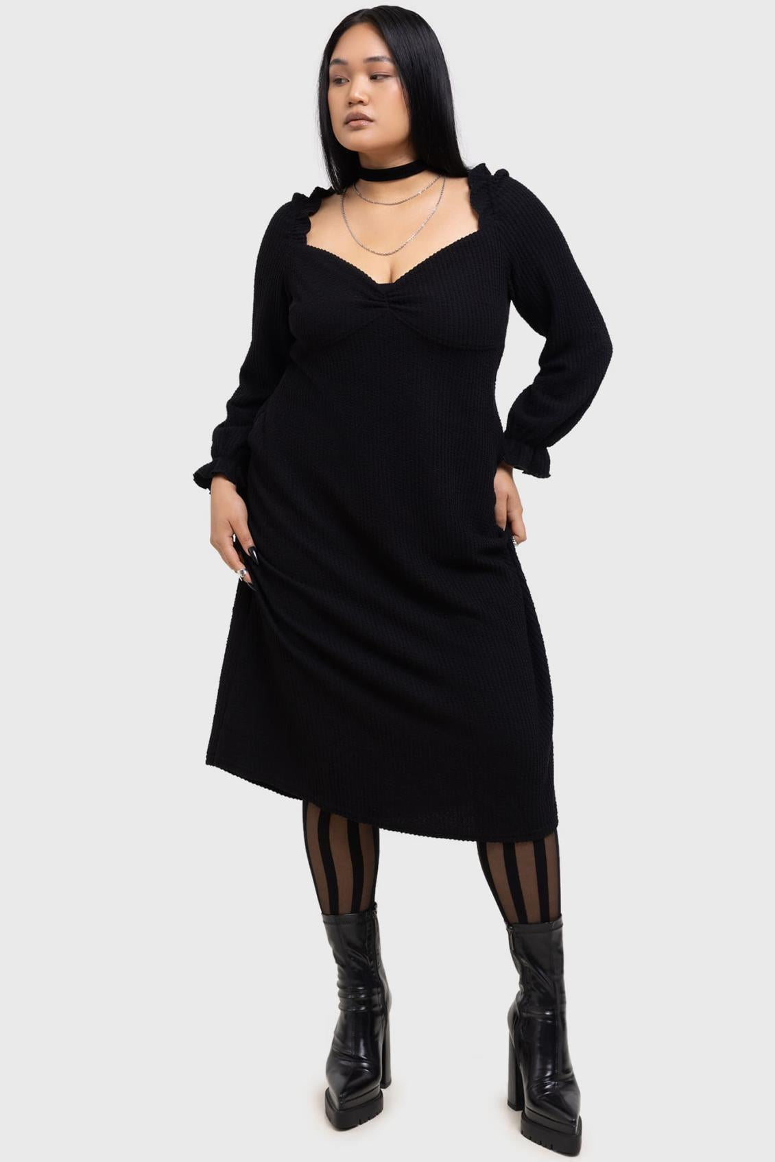 Women Maxi | Killstar Shadow Weave Maxi Dress