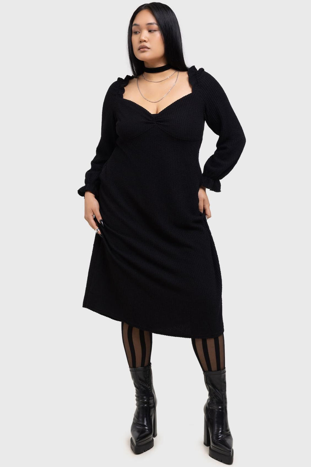 Women Maxi | Killstar Shadow Weave Maxi Dress