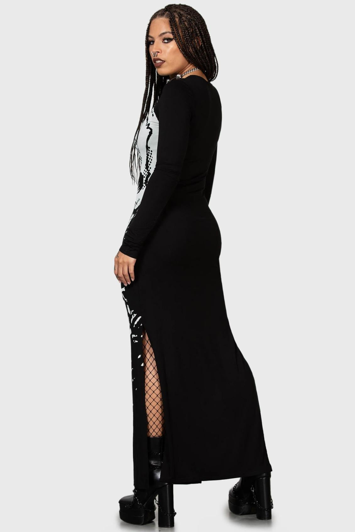 Women Maxi | Killstar Spine Chilling Maxi Dress