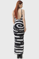 Women Maxi | Killstar Vertigo Spiral Knitted Maxi Dress