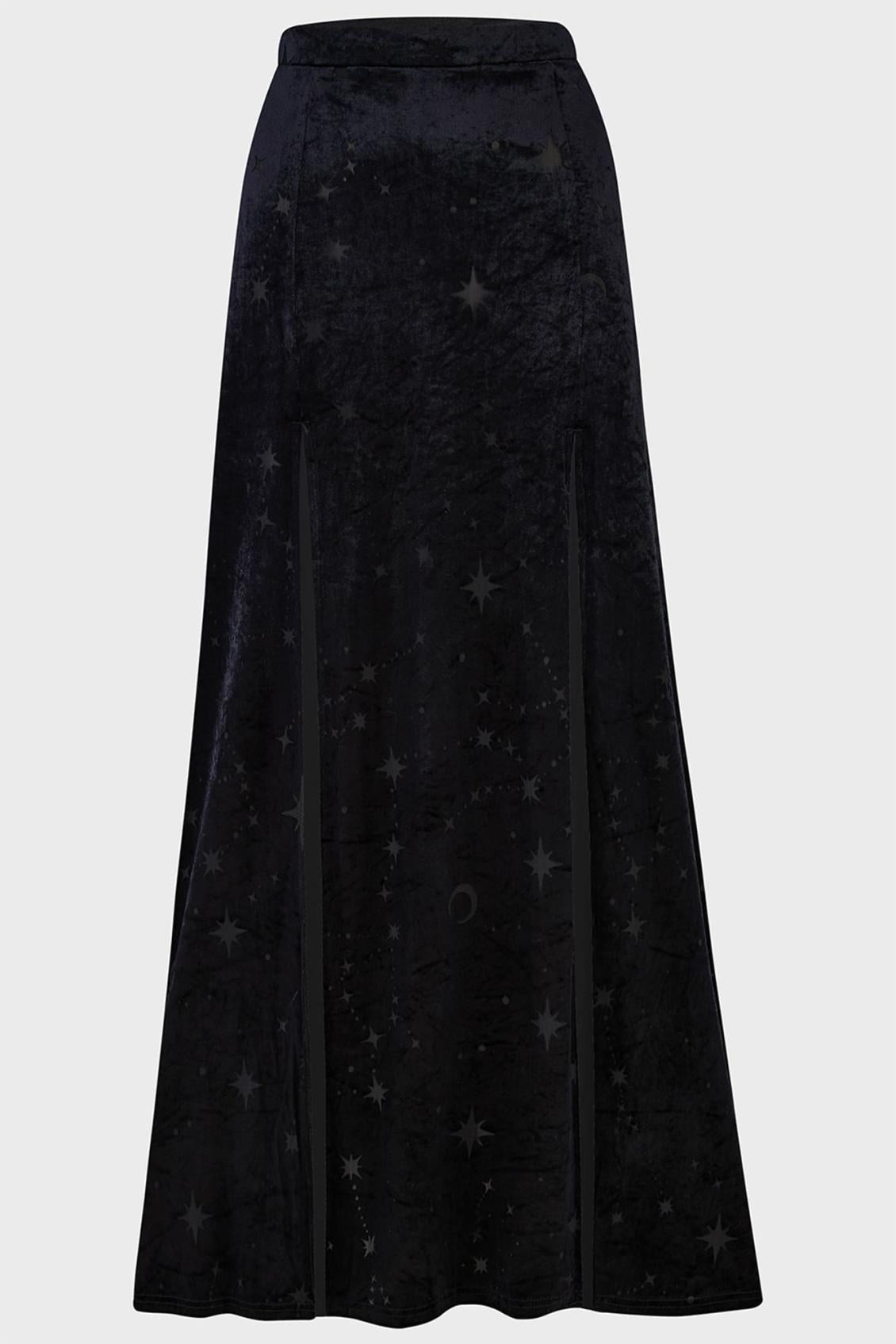 Women Maxi Skirts | Killstar Coma Star Maxi Skirt