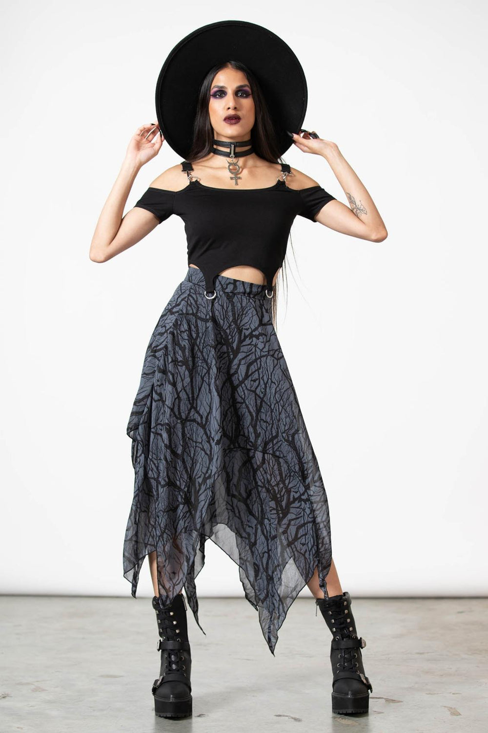 Women Maxi Skirts | Killstar Dasia Maxi Skirt