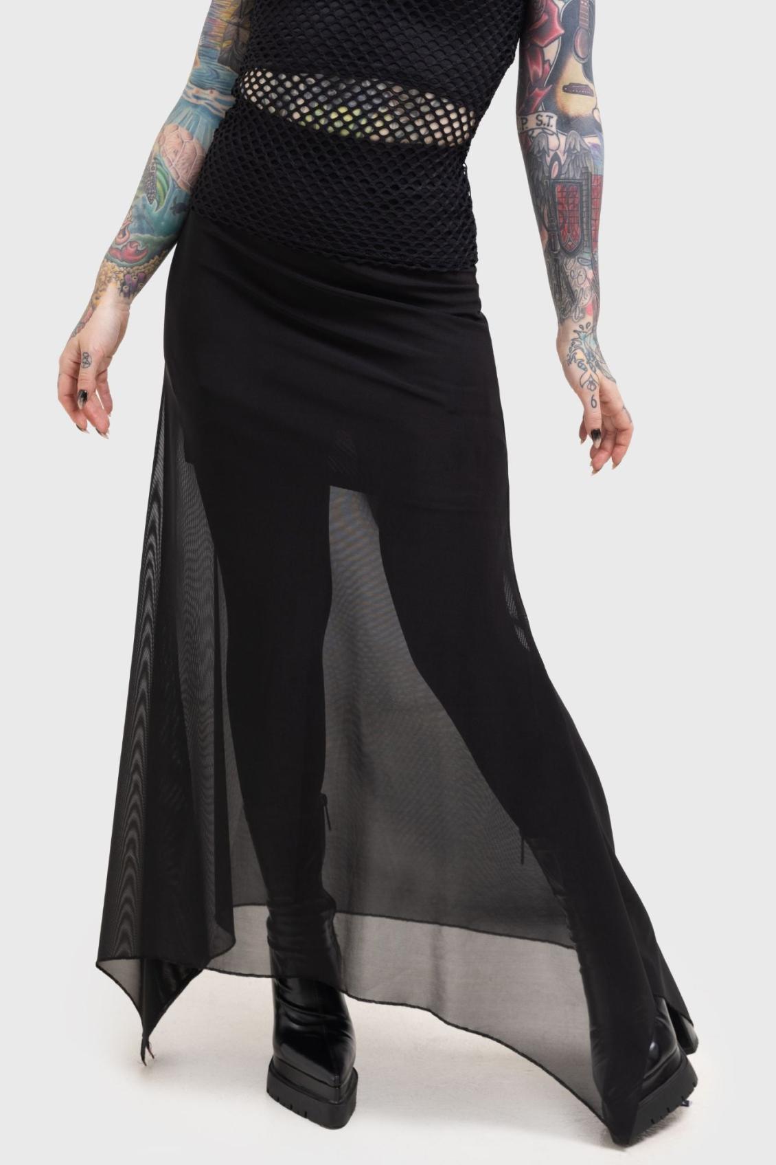 Women Maxi Skirts | Killstar Death Star Maxi Skirt