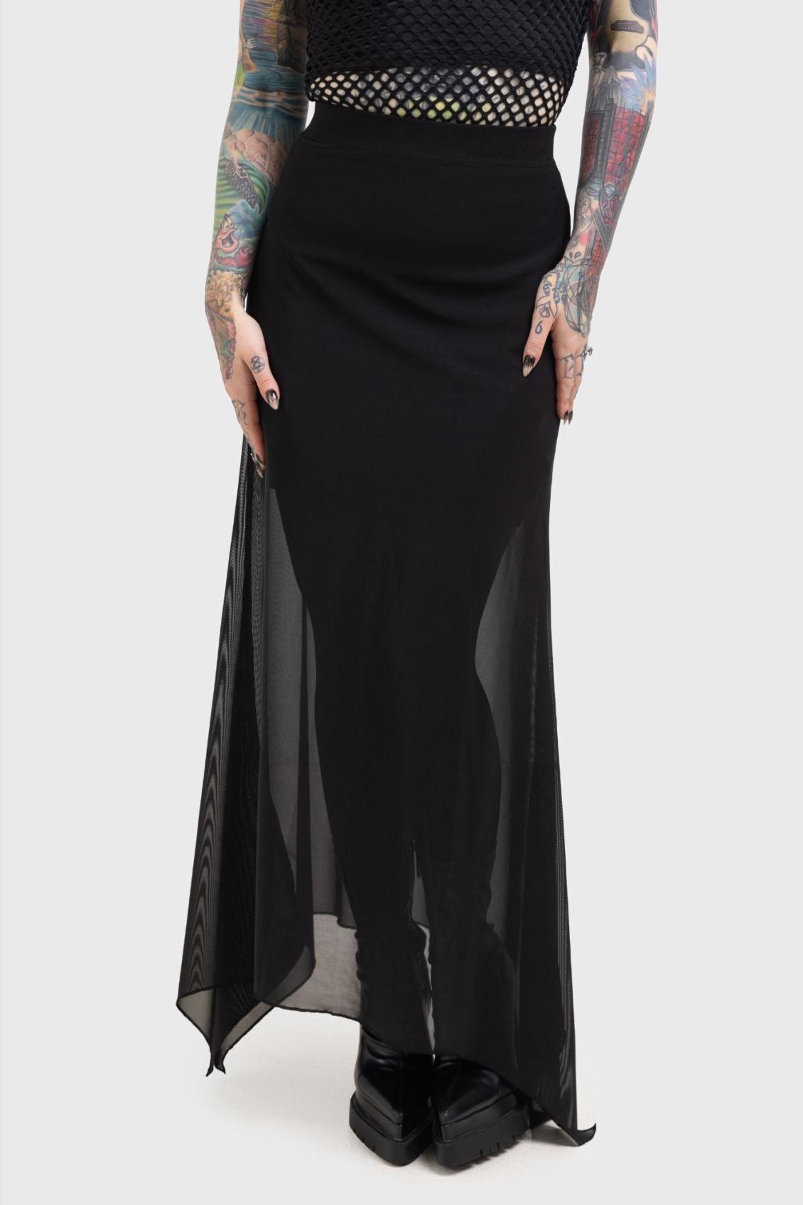 Women Maxi Skirts | Killstar Death Star Maxi Skirt
