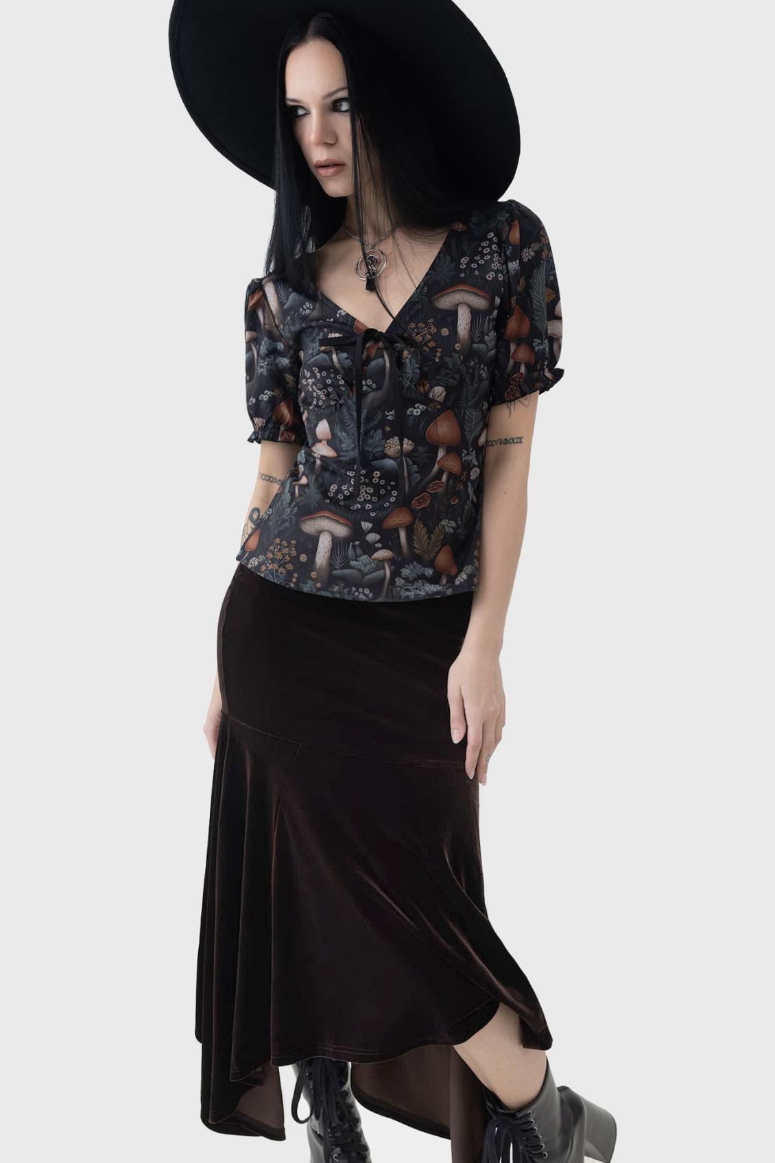 Women Maxi Skirts | Killstar Gatalea Skirt