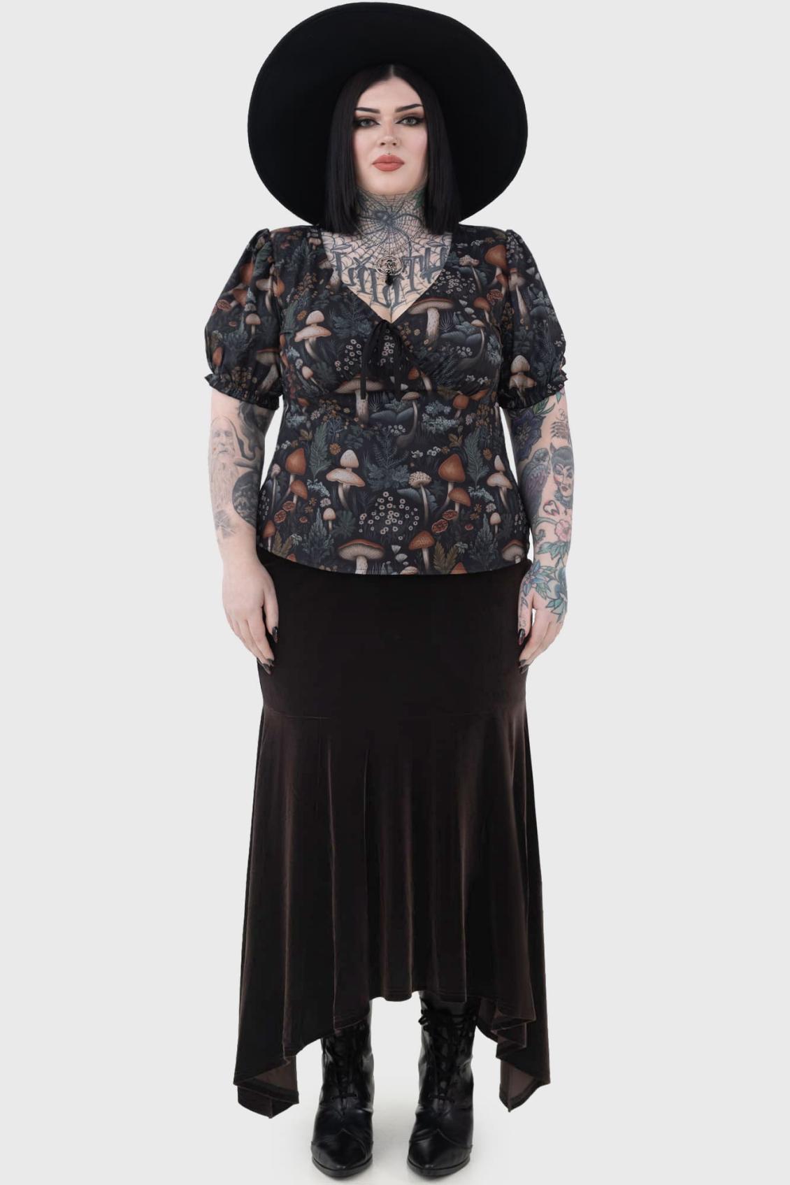 Women Maxi Skirts | Killstar Gatalea Skirt