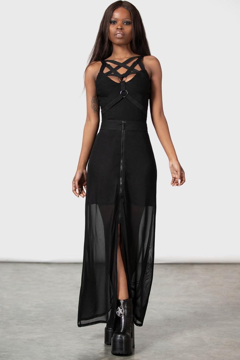 Women Maxi Skirts | Killstar Gibbous Moon Maxi Skirt