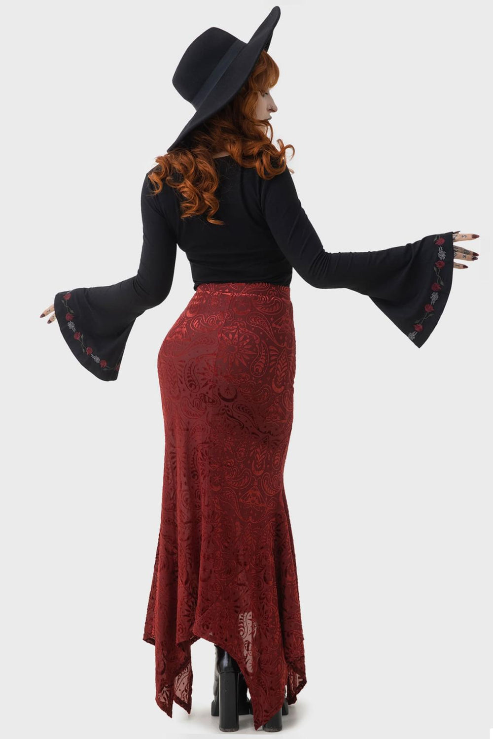 Women Maxi Skirts | Killstar Lepidoptera Maxi Skirt