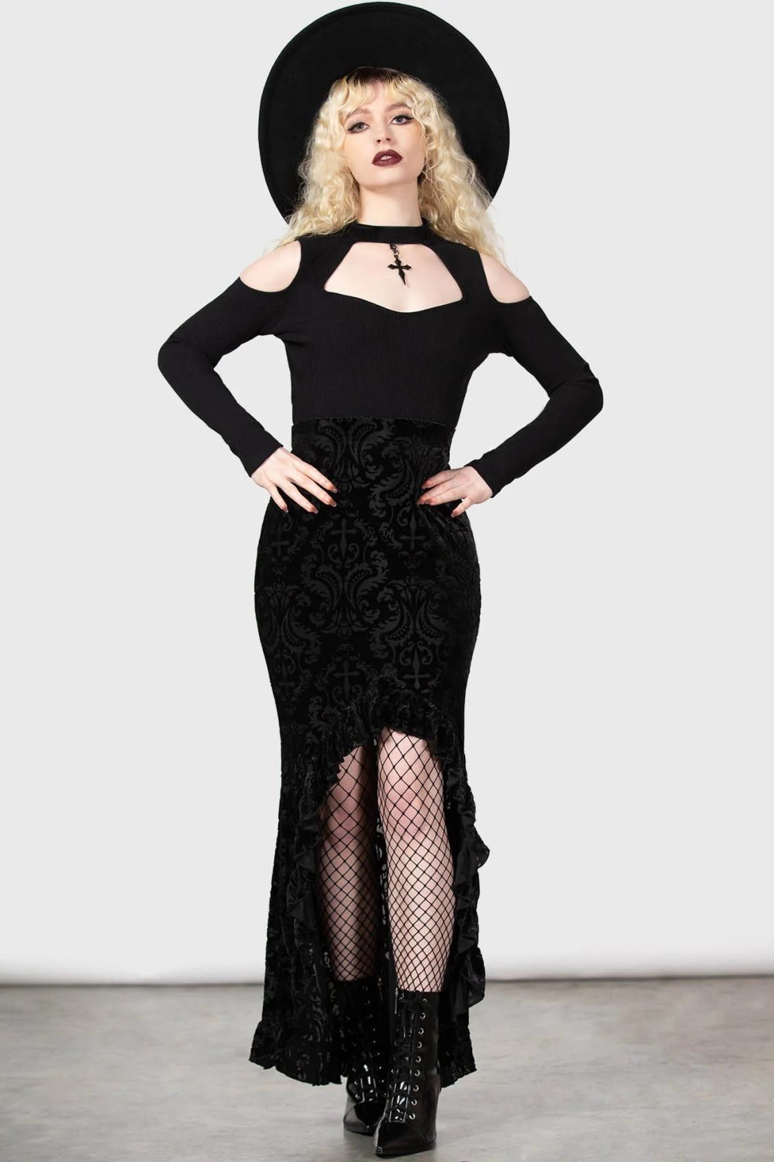 Women Maxi Skirts | Killstar Maudlin Maxi Skirt