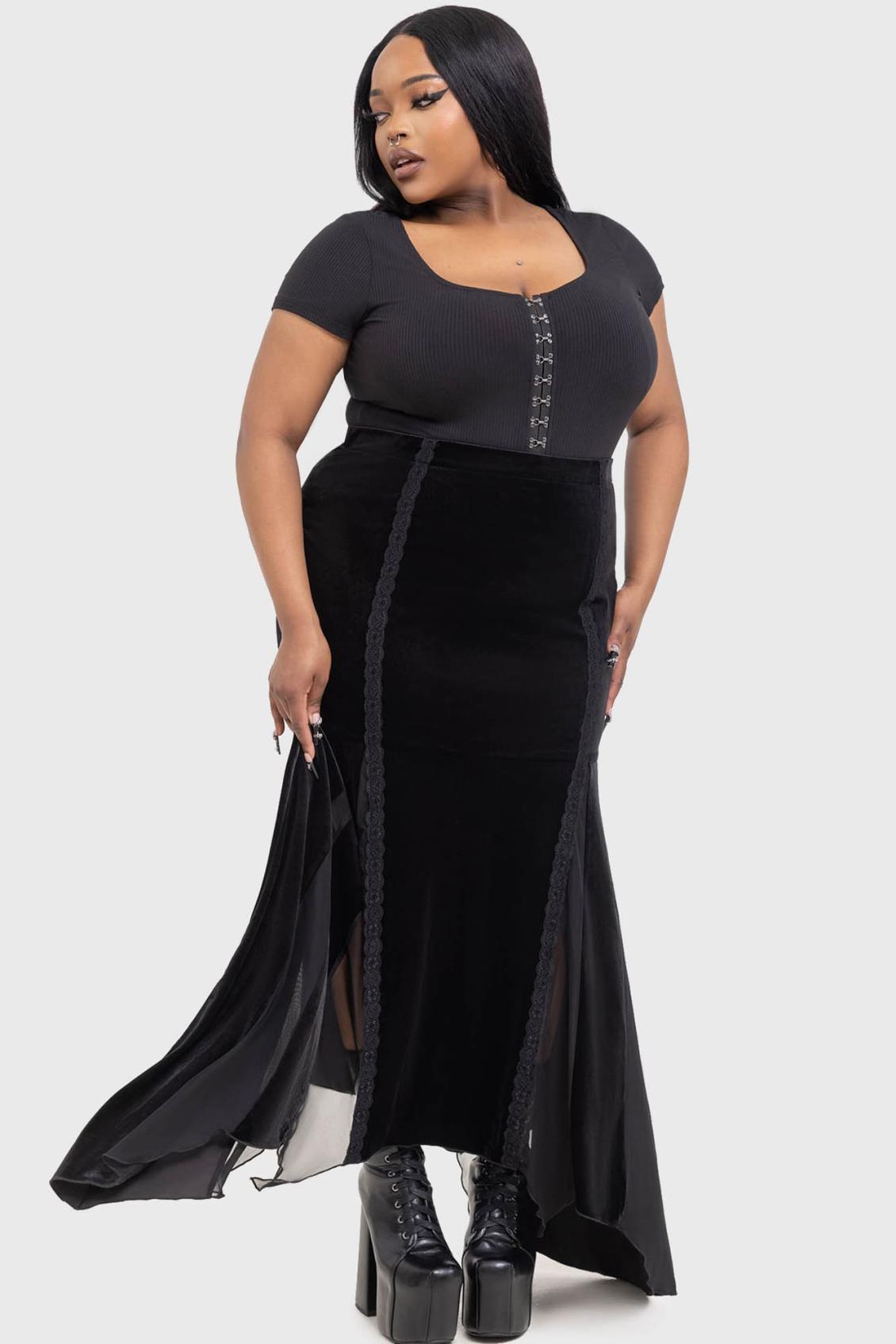 Women Maxi Skirts | Killstar Morose Skirt