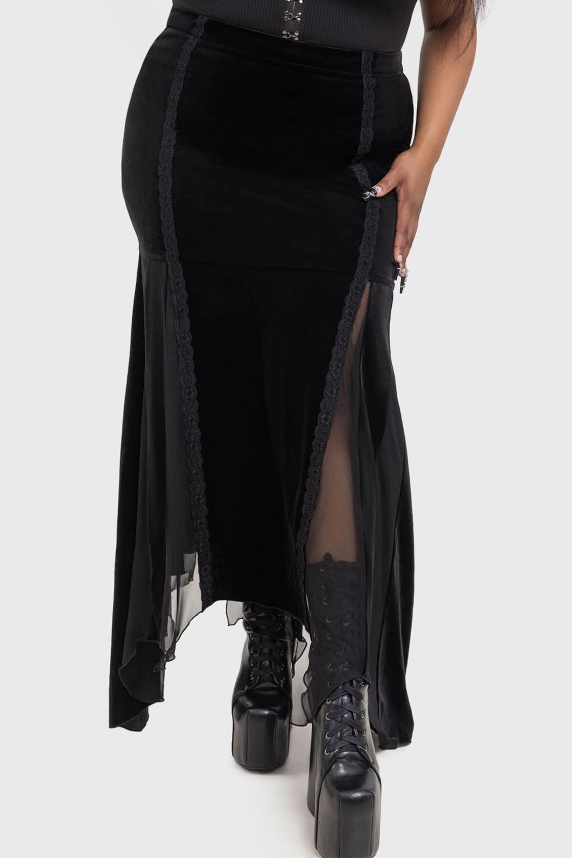 Women Maxi Skirts | Killstar Morose Skirt