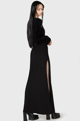Women Maxi Skirts | Killstar Nocturnal Shade Maxi Skirt
