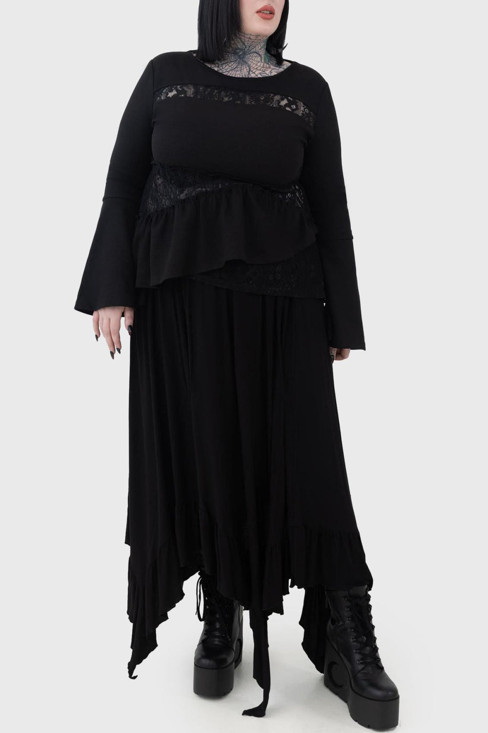 Women Maxi Skirts | Killstar Quiet Despair Skirt