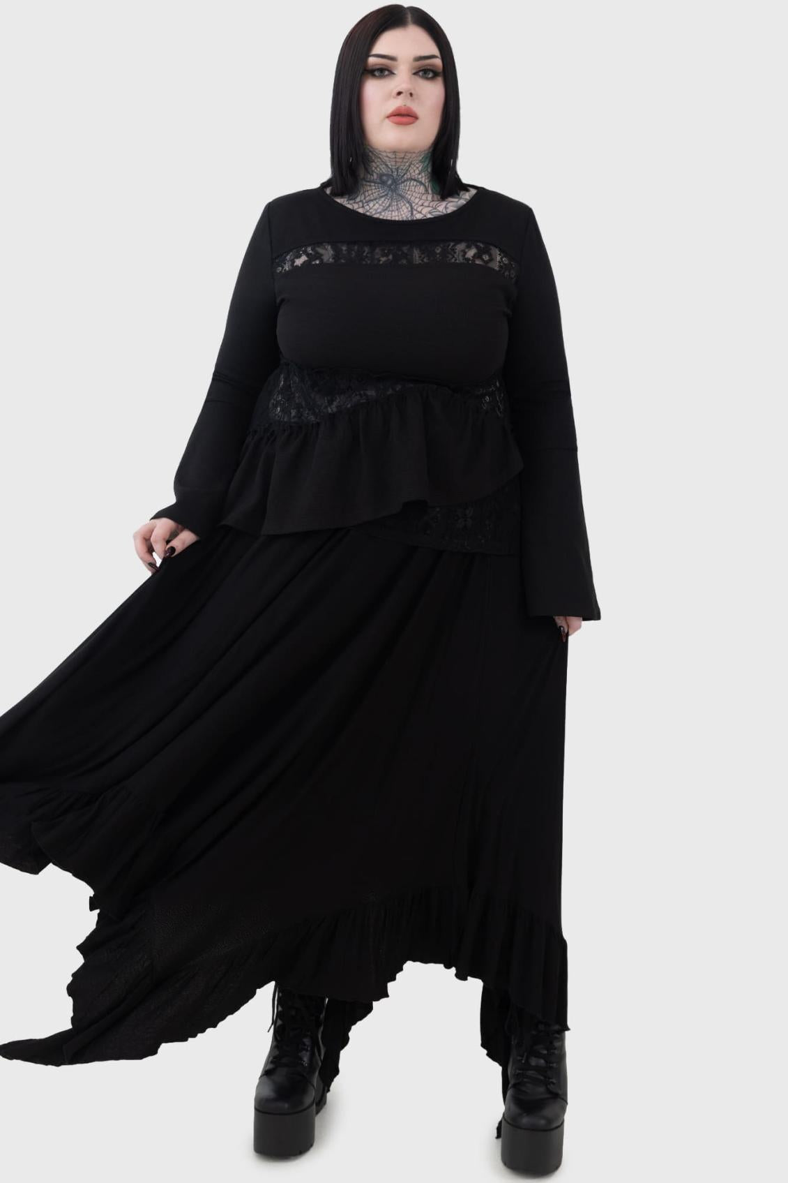 Women Maxi Skirts | Killstar Quiet Despair Skirt
