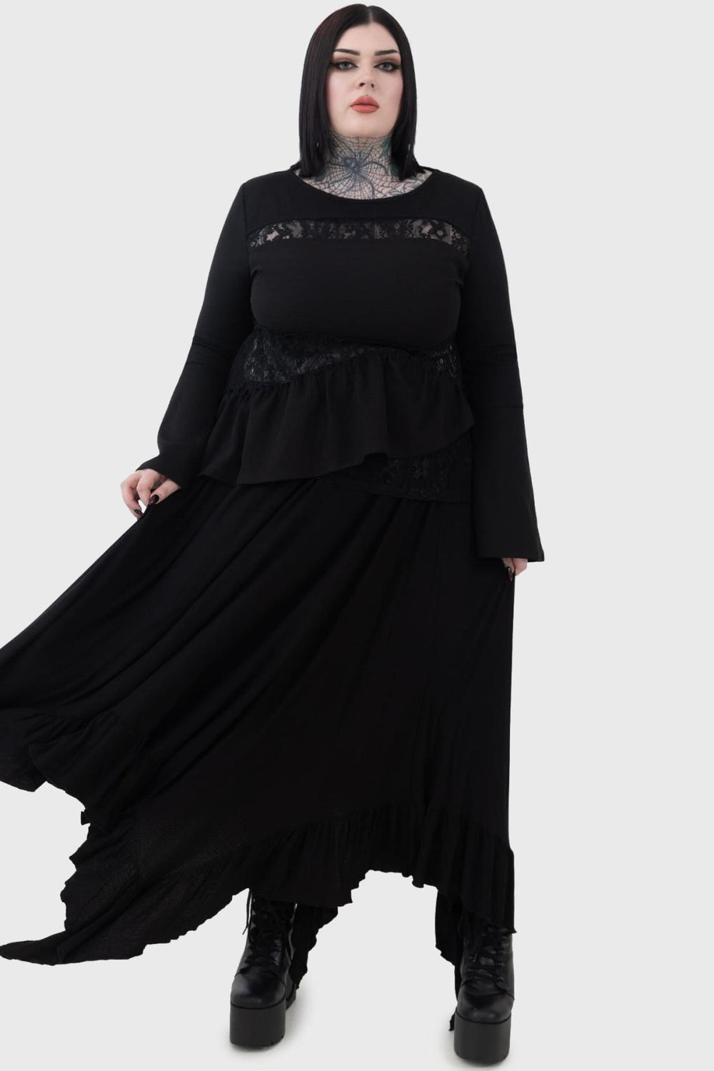Women Maxi Skirts | Killstar Quiet Despair Skirt