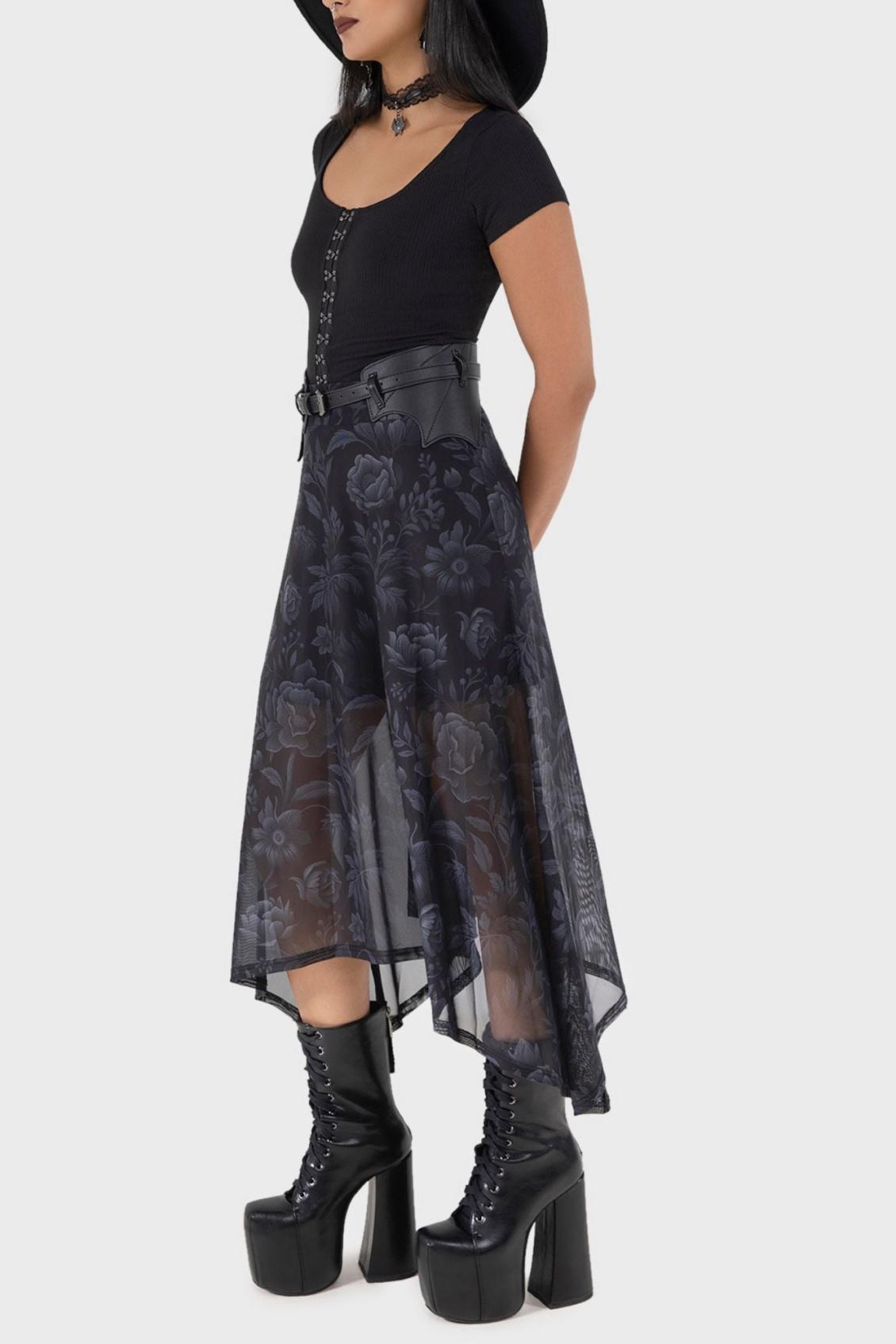 Women Maxi Skirts | Killstar Thursday Tale Skirt