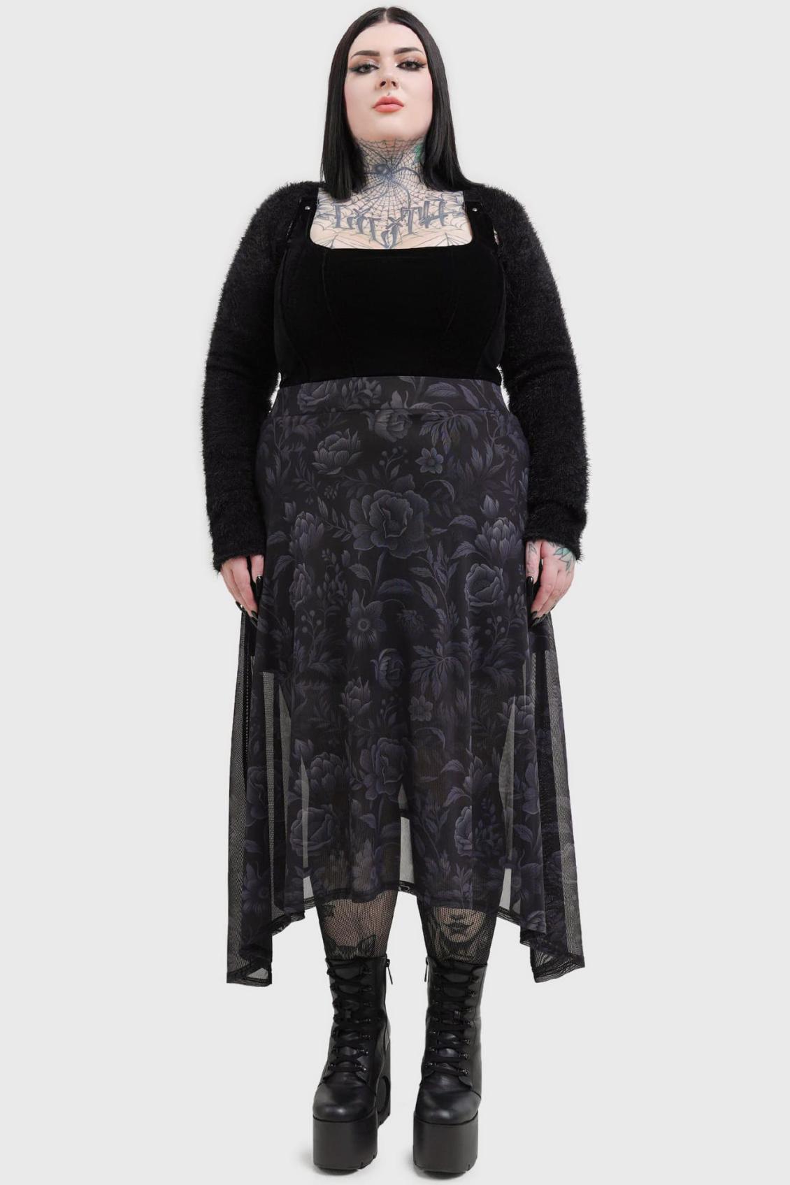 Women Maxi Skirts | Killstar Thursday Tale Skirt