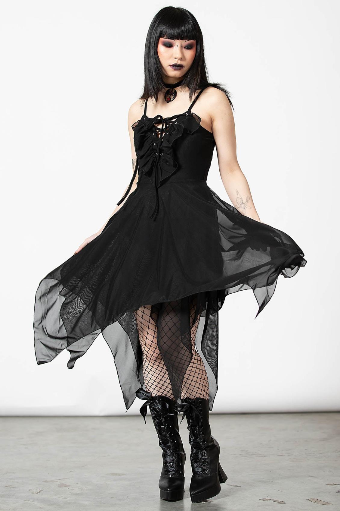 Women Midi | Killstar Anshee Lace-Up Dress