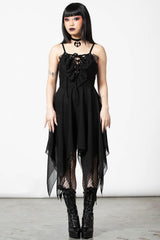 Women Midi | Killstar Anshee Lace-Up Dress