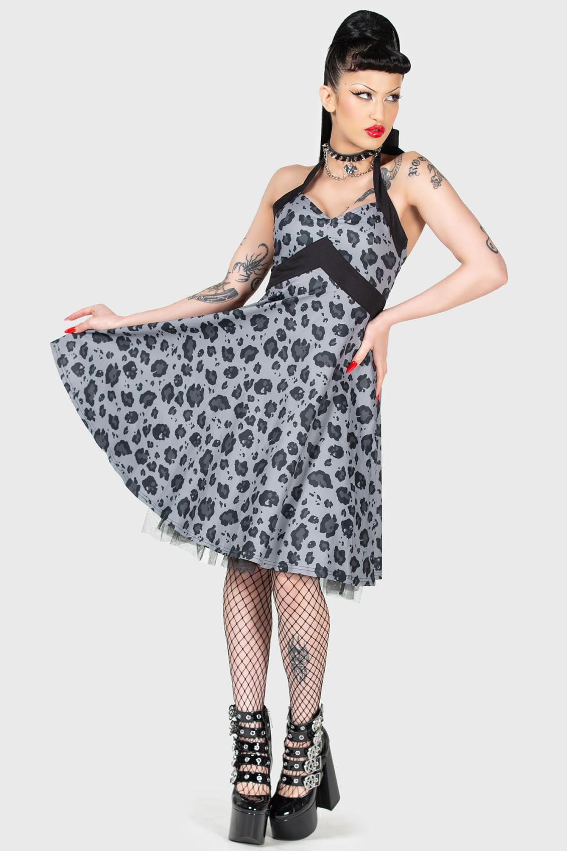 Women Midi | Killstar Backseat Bingo Skater Dress