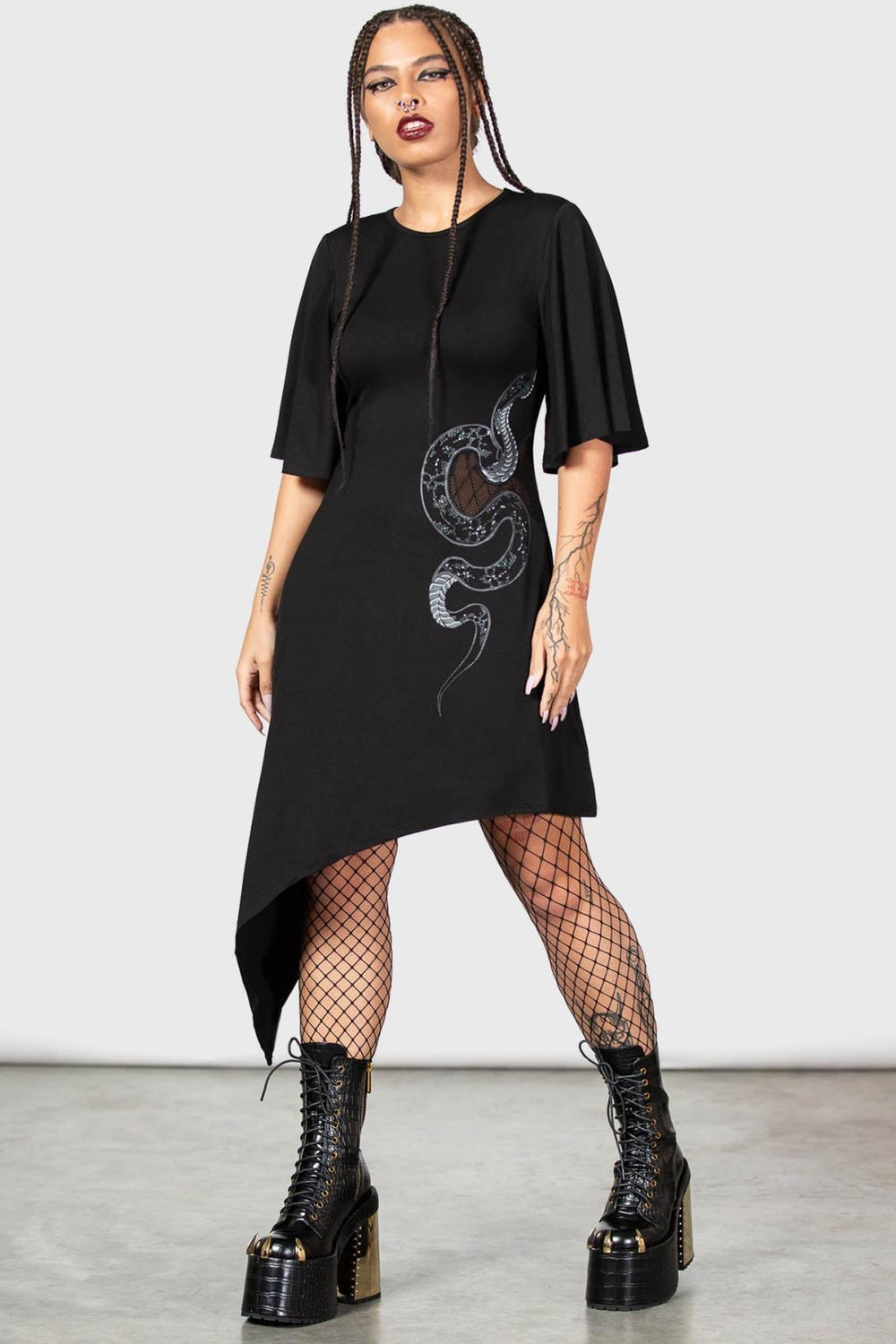 Women Midi | Killstar Maple Asymmetric Dress