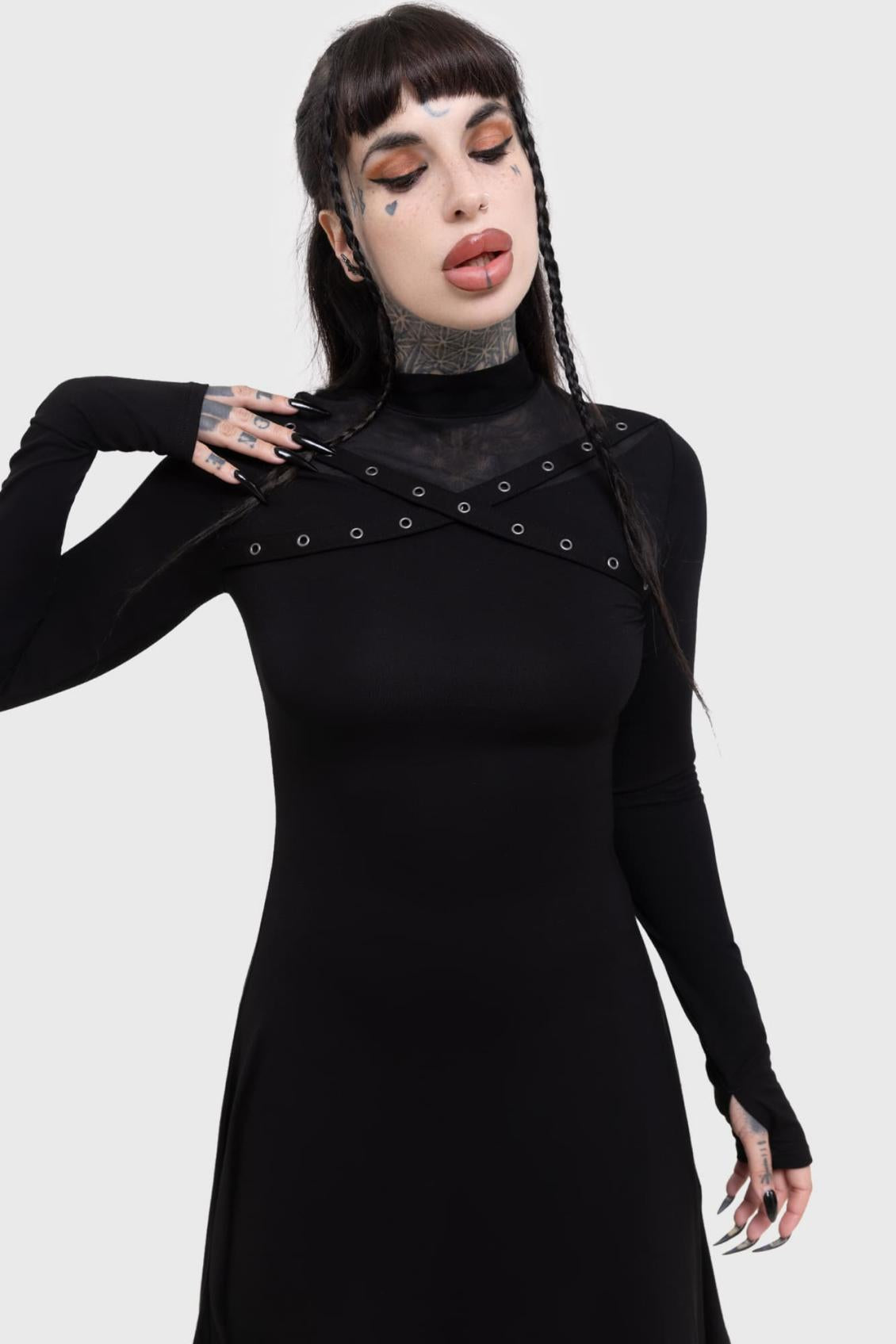 Women Midi | Killstar Midnight Riot Dress