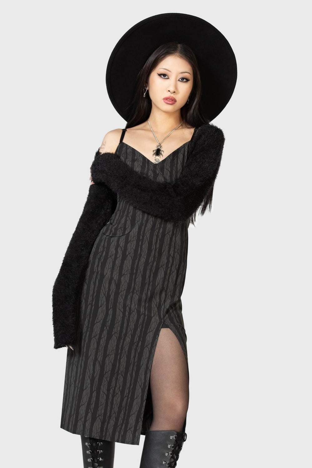 Women Midi | Killstar Moonlit Bloom Slip Dress