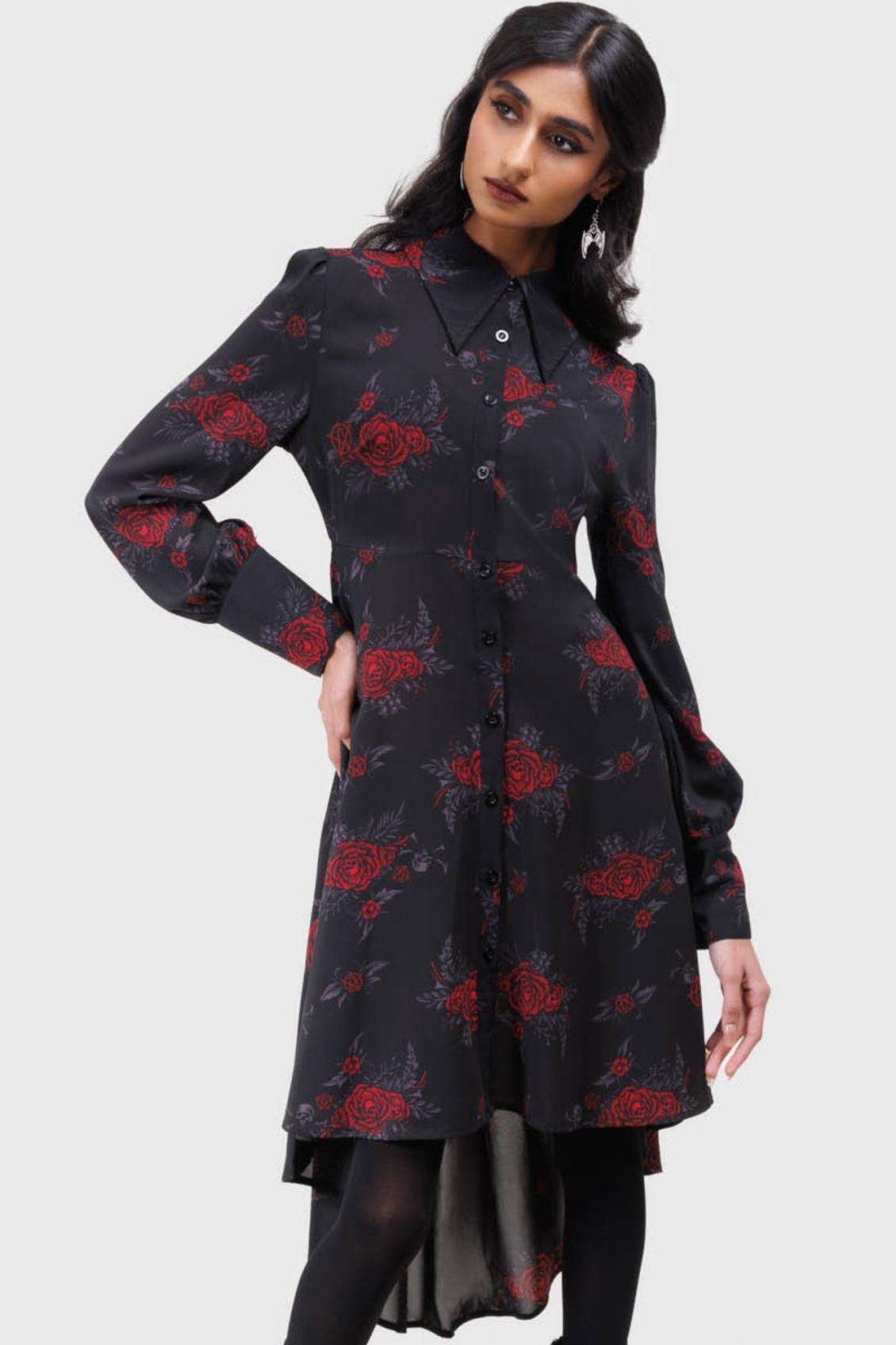 Women Midi | Killstar Pandora Shirt Dress