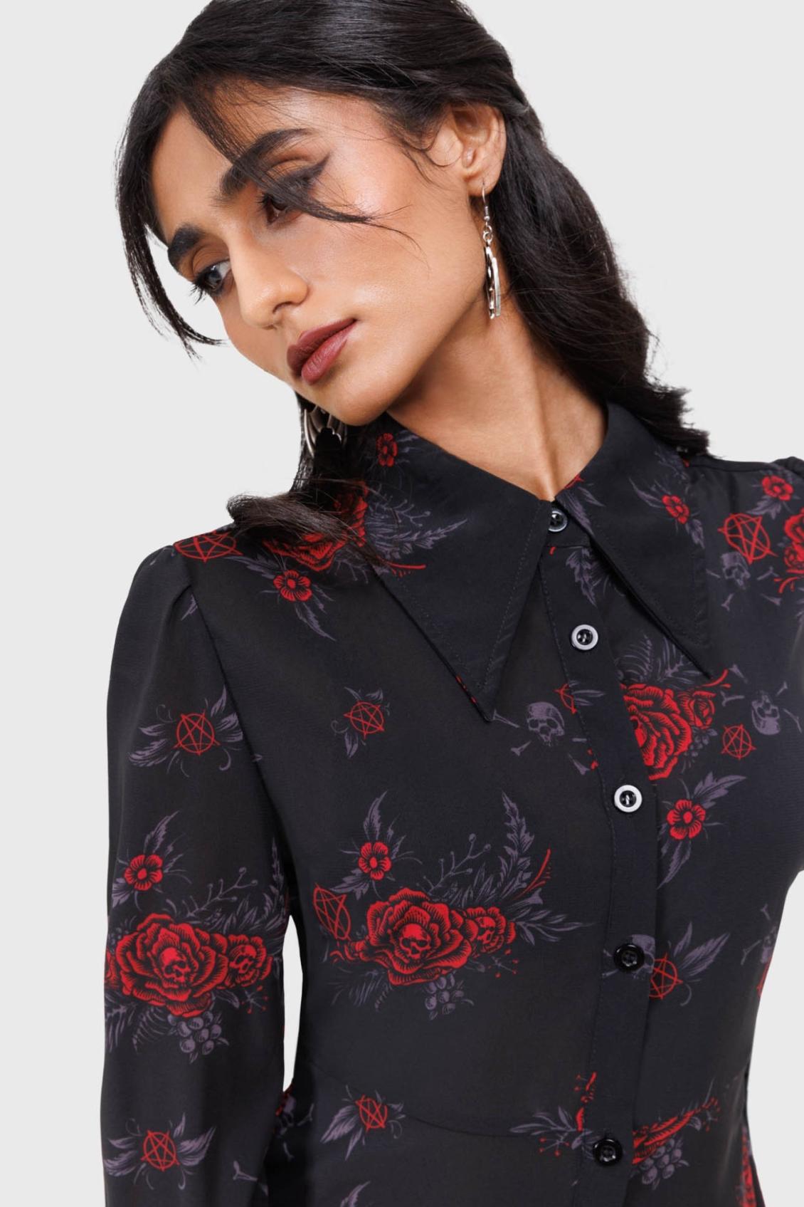 Women Midi | Killstar Pandora Shirt Dress