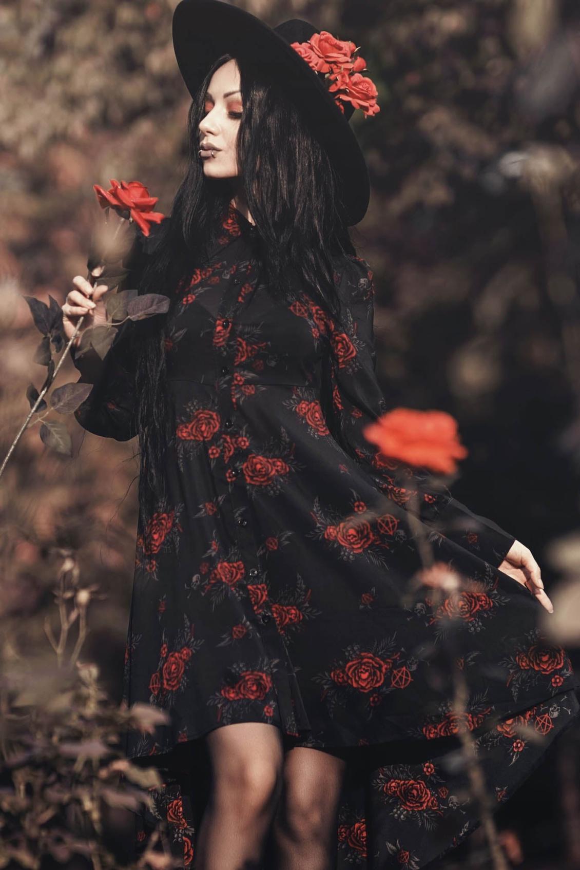 Women Midi | Killstar Pandora Shirt Dress