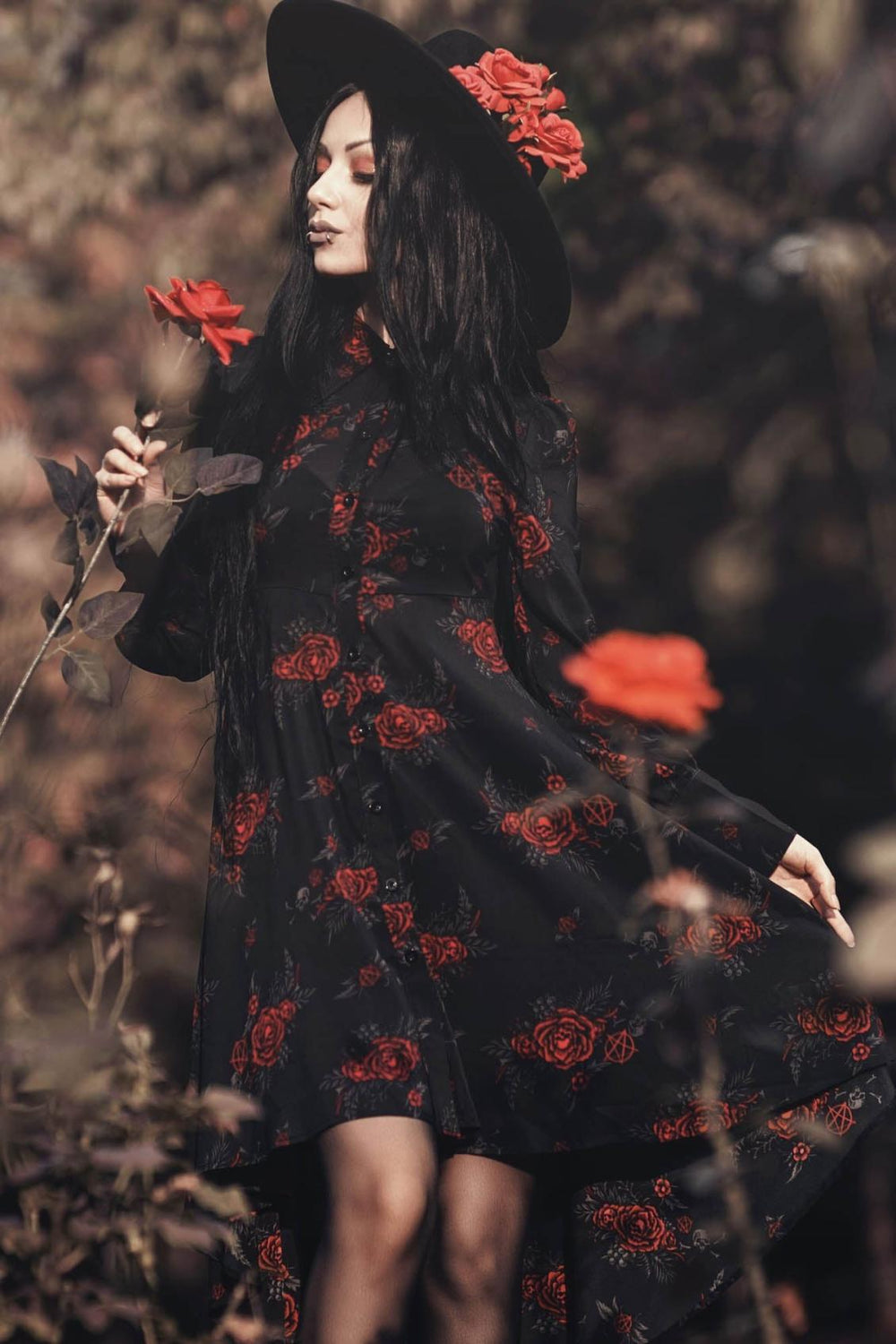 Women Midi | Killstar Pandora Shirt Dress