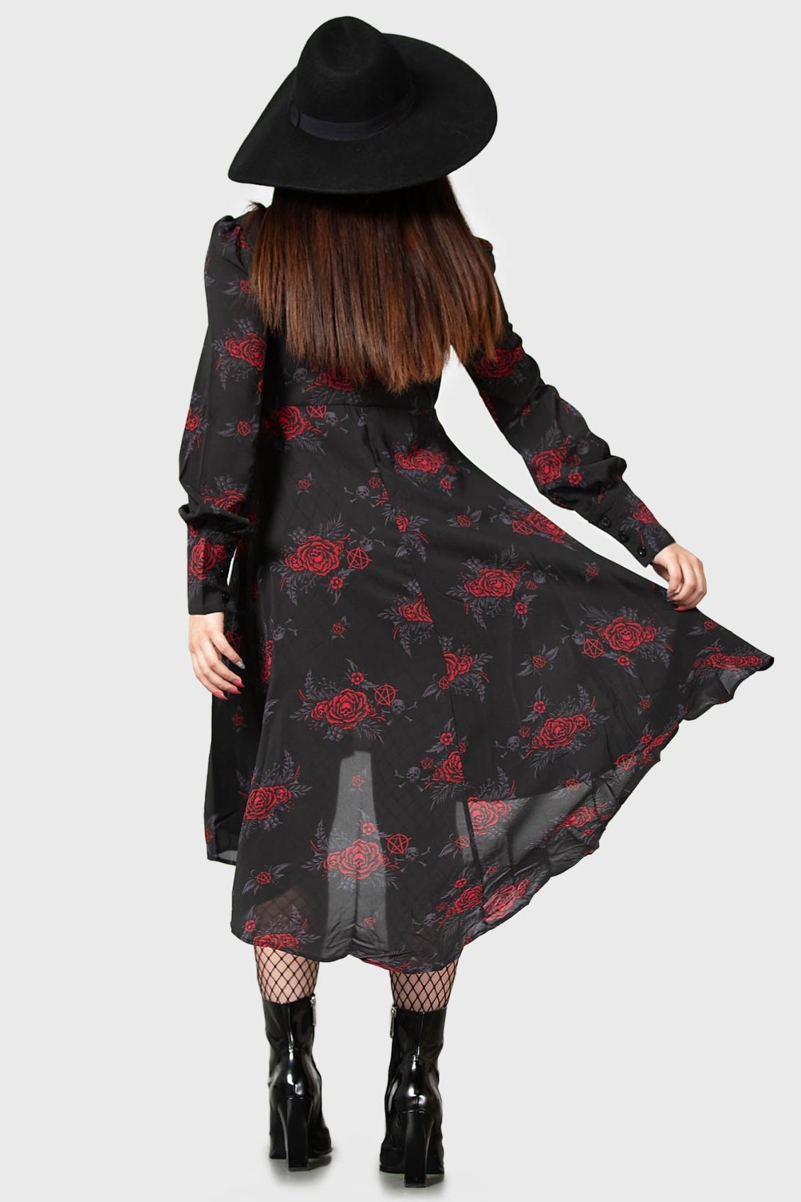 Women Midi | Killstar Pandora Shirt Dress