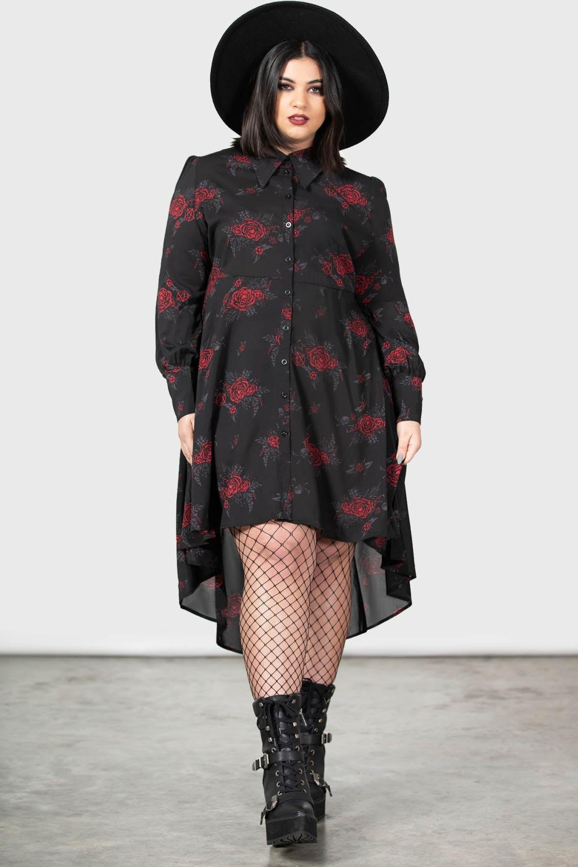 Women Midi | Killstar Pandora Shirt Dress