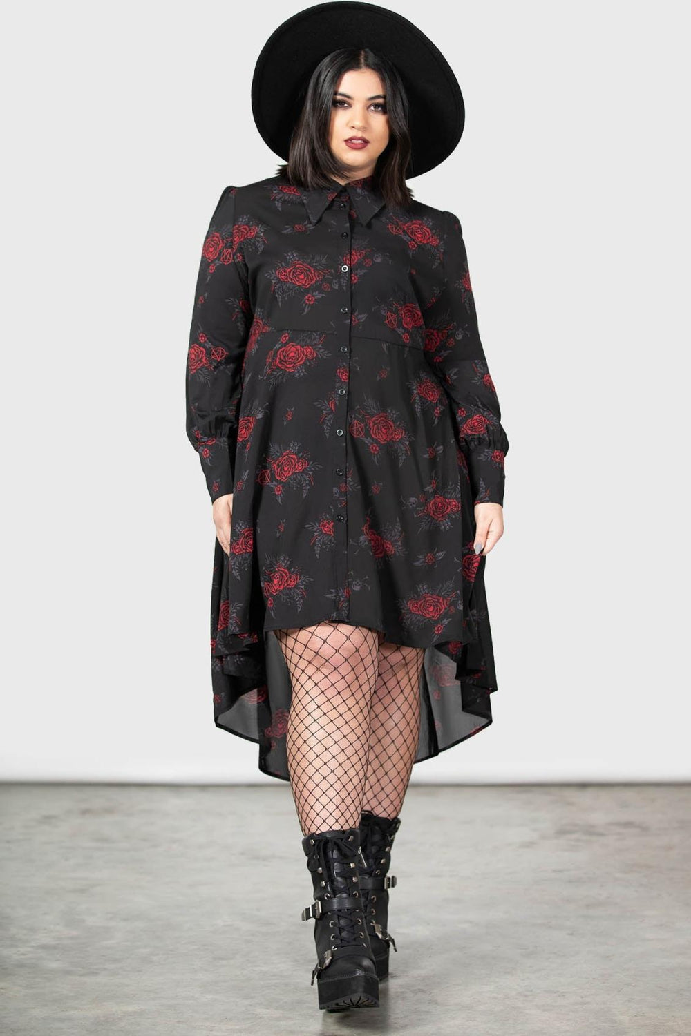 Women Midi | Killstar Pandora Shirt Dress