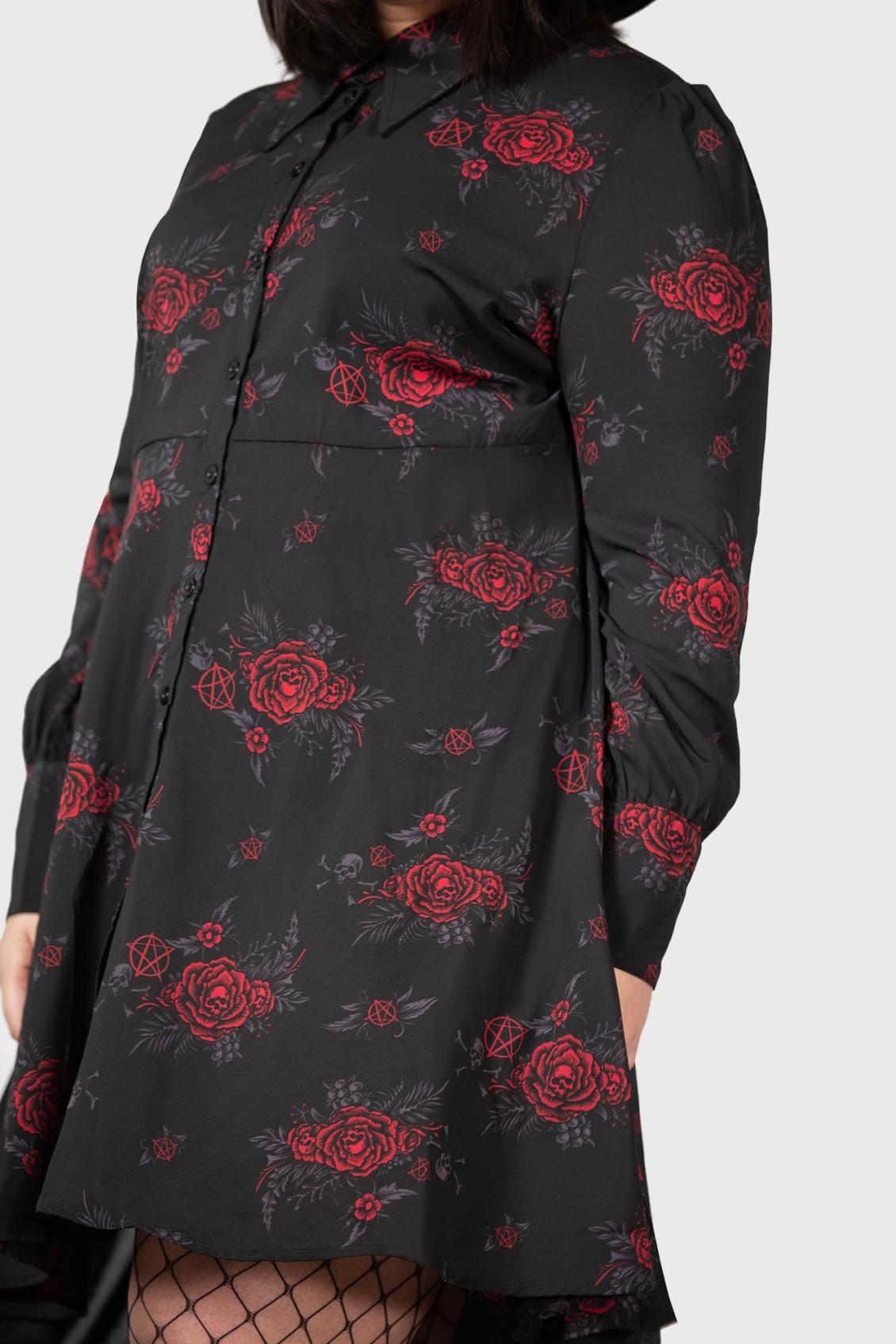 Women Midi | Killstar Pandora Shirt Dress